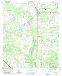 Leesburg 1973 topographic map thumbnail