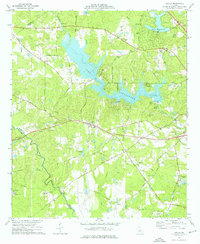 Lizella 1974 topographic map preview