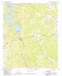 Lloyd Shoals Dam 1964 topographic map thumbnail