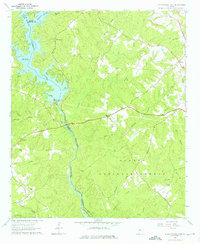 Lloyd Shoals Dam 1964 topographic map thumbnail