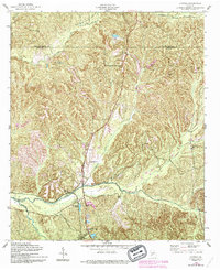 Louvale 1955 topographic map thumbnail