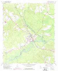 Lumber City 1971 topographic map thumbnail