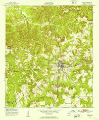Lumpkin 1950 topographic map thumbnail