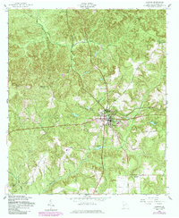 Lumpkin 1955 topographic map thumbnail