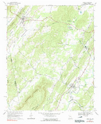 Lyerly 1966 topographic map thumbnail