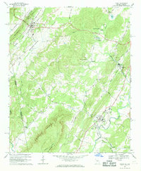 Lyerly 1966 topographic map preview