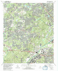 Mableton 1992 topographic map thumbnail