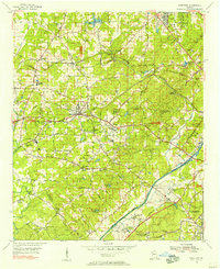Mableton 1954 topographic map thumbnail