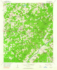 Mableton 1954 topographic map thumbnail