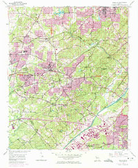 Mableton 1954 topographic map thumbnail