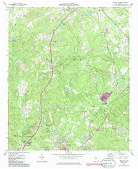 Macon NE 1973 topographic map thumbnail