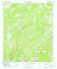 Macon NE 1973 topographic map thumbnail