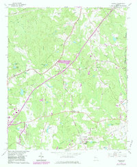 Madras 1965 topographic map thumbnail