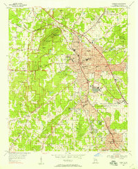 Marietta 1954 topographic map thumbnail