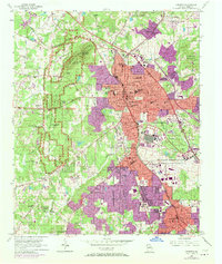 Marietta 1954 topographic map thumbnail