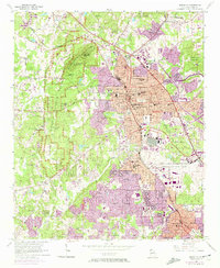 Marietta 1954 topographic map thumbnail