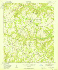 Matthews 1950 topographic map thumbnail