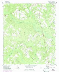 Mc Rae NW 1972 topographic map thumbnail