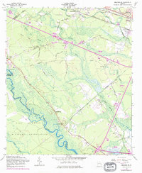 Meldrim SE 1958 topographic map thumbnail