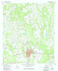 Metter 1970 topographic map thumbnail