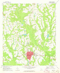 Metter 1970 topographic map thumbnail