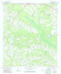 Metter SE 1970 topographic map thumbnail