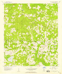 Miccosukee NE 1957 topographic map thumbnail