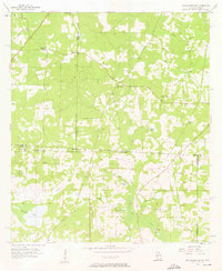 Miccosukee NE 1957 topographic map thumbnail