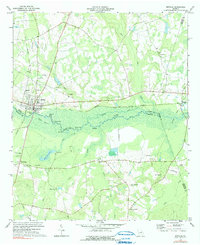Midville 1974 topographic map thumbnail