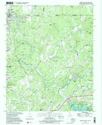 Mineral Bluff 1999 topographic map thumbnail