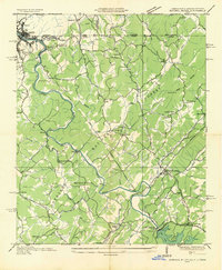 Mineral Bluff 1935 topographic map thumbnail