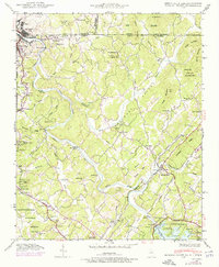Mineral Bluff 1941 topographic map thumbnail
