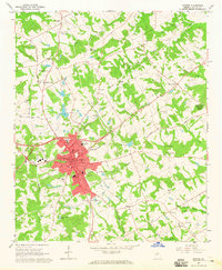 Monroe 1964 topographic map preview