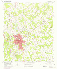 Monroe 1964 topographic map preview