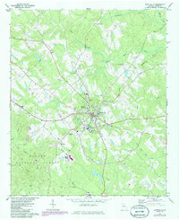 Monticello 1972 topographic map thumbnail