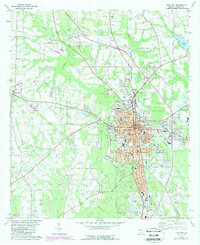 Moultrie 1978 topographic map thumbnail