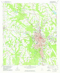 Moultrie 1978 topographic map preview