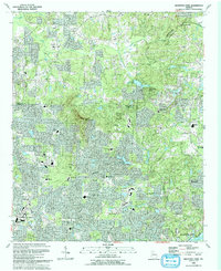 Mountain Park 1992 topographic map thumbnail