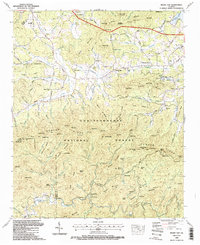 Mulky Gap 1988 topographic map thumbnail