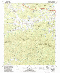 Mulky Gap 1988 topographic map thumbnail