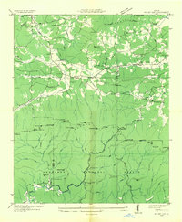 Mulky Gap 1935 topographic map thumbnail