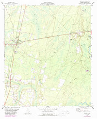 Nahunta 1978 topographic map thumbnail