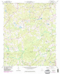 Nebo 1973 topographic map thumbnail