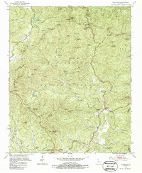 Neels Gap 1950 topographic map preview