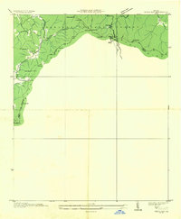 Neels Gap 1935 topographic map thumbnail