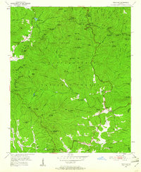 Neels Gap 1950 topographic map thumbnail