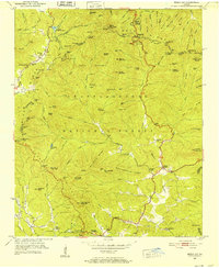 Neels Gap 1950 topographic map thumbnail