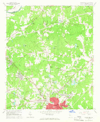 Newnan North 1965 topographic map thumbnail