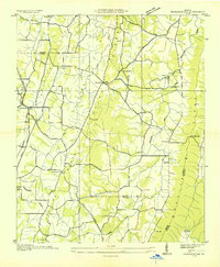 Nickajack Gap 1935 topographic map thumbnail