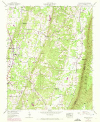 Nickajack Gap 1946 topographic map thumbnail